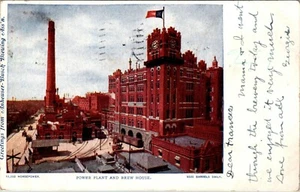 POSTAL ST LOUIS ANHEUSER BUSCH CERVEZA PLANTA DE ENERGÍA Y CASA CERVECERA 1907 - Imagen 1 de 2