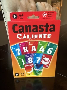 Canasta Caliente Spielkartenspiel - Gewinnbewegungen Familienspiel Nacht Alter 8+ Neu - Bild 1 von 5