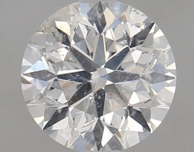 GIA Certified 0.85 Ct Natural Diamond Round Cut 6 mm Triple Excellent H/I1 Grade - Image 1 of 4