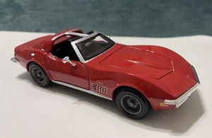 1970 Chevy Corvette T-Top - Maisto 34202 1/24 Druckgussauto ROT - Bild 1 von 16