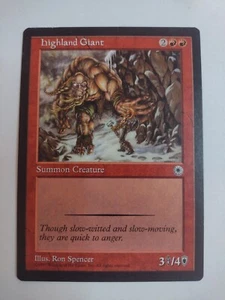 MTG Magic The Gathering Card Highland Giant Red Portal - Picture 1 of 2