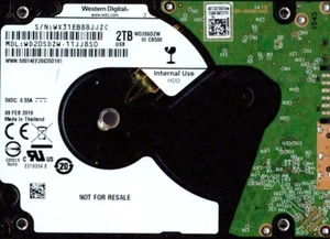 WD20SDZW-11JJ8S0, WESTERN DIGITAL USB3 2TB WX31 FEB 2019 - Bild 1 von 1