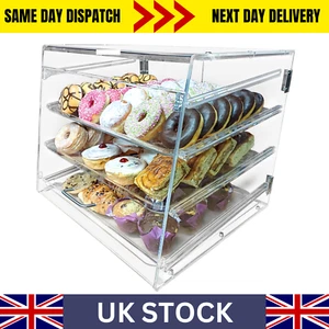 Acrylic Bakery Shop Cake Display Case Cabinet with 3 Removable Trays (G2321) - Picture 1 of 13