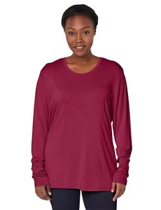 Workwear Women Underscrubs Long Sleeve Knit Tee 4881 - Picture 1 of 8