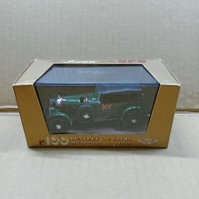 Macchinina R100 Bentley 4,5 Litri HP 105 1928 Serie Oro Brumm 1:43 New Box - Immagine 1 di 2