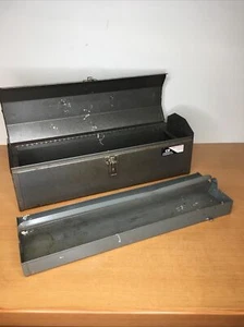 Vernont American Toolbox 1900 (82263) 19” Hip Roof Utility Box W/tool Tray - Picture 1 of 10