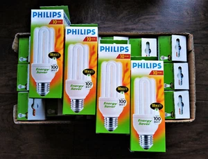6x Philips 18 Watt (100w)Genie, Energy Saving Light Bulbs, Long Life NEW - Picture 1 of 4