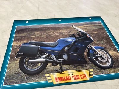 Kawasaki 1000 GTR 1994 1000GTR Form Card Motorbike Passion Collection Atlas - image 1 of 2