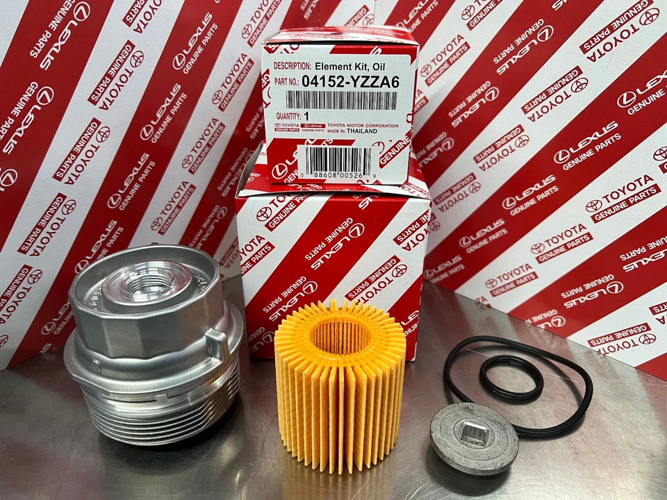 New OEM Toyota / Lexus Oil Filter Canister Housing Cap Aluminum Metal Upgrade - Image 1 of 1