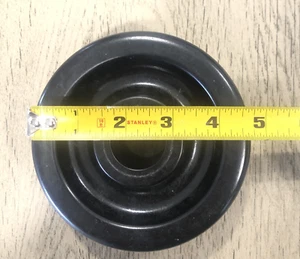 Polyolefin Vollrad 5" x 1 1/2" - 1 1/8" Lagerwellenöffnung.  4er PACK - Bild 1 von 4