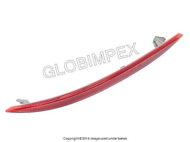 BMW E60 (08-09) Reflector - Bumper Cover (Red) REAR LEFT / Driver Side GENUINE - Image 1 of 1