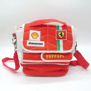 Ferrari  Bridgestone Shoulder bag 2way Red Unisex Very Rare! - Picture 1 of 7