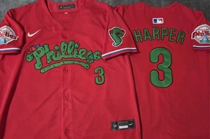 Youth Small Bryce Harper Phillie Phanatic Philadelphia Phillies Stitched Jersey - Picture 1 of 8