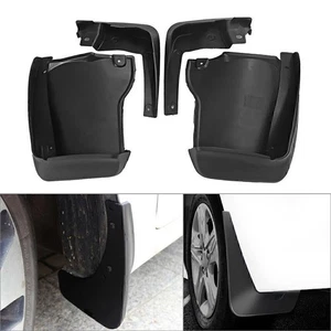 Mud Flaps Mudguards Splash Guards Black Fit  Honda Accord 4 Door Sedan 2008-2012 - Picture 1 of 10