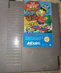 The Simpsons Bart Vs The Space Mutants Nintendo Entertainment System Game NES