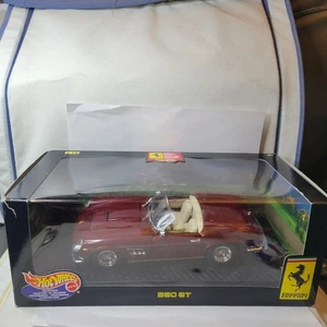 Hot Wheels 25727 Ferrari 250 GT Maroon Convertible 1:18 scale *Read - Picture 1 of 12