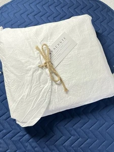 Parachute Fitted Sheet Percale Cotton White Size Cal California King NEW - Picture 1 of 3
