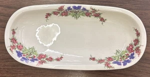 Lamberton Scammel China “Swiss Chalet” 10.25” X 4.75” Celery Dish - Picture 1 of 8