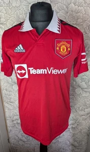 Manchester United 2022/2023 Adidas Heim Fußball Trikot Herren Größe M Gebraucht - Bild 1 von 9