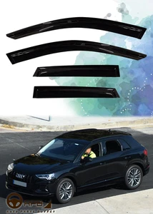 For Audi Q3 2019-2025 Deflector Window Visors Guard Vent Weather Shield - Picture 1 of 5