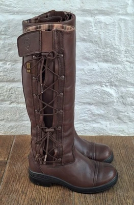 ARIAT GLACIER INSULATED WATERPROOF LONG RIDING BOOTS UK 4  Excellent Condition - Image 1 of 4