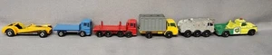 Lesney Matchbox Lot Of (6) Cars,Trucks,Lotus,Pipe Truck, Foamlite ++ England - Picture 1 of 23