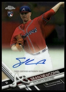 2017 Topps Chrome #RA-SN Sean Newcomb Rookie Autographs - Bild 1 von 2