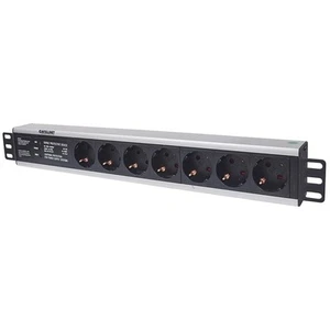 Intellinet 714006 19" 7-fach Steckdosenleiste Schutzkontakt 1,5 HE mit 3 m Kabel - Bild 1 von 3