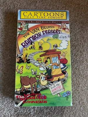 Cartoons that time forgot van beuren studio rainbow parades Felix vhs kino video - Image 1 of 4