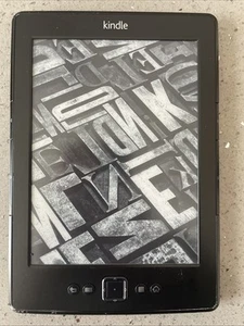 Amazon Kindle 4th Gen D01100 -- Wi-Fi - Black, Eink, eBook Reader, Ereader - Picture 1 of 7