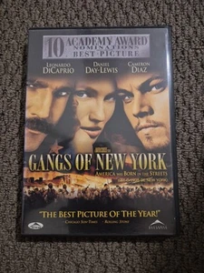 Gangs Of New York - DVD - Very Good - John C. Reilly,Jim Broadbent,Cameron Diaz - Picture 1 of 2