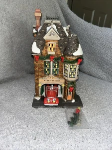 New " Fire Station No.1 Department 56 Profiles 65th Anniv State Farm Insurance - Picture 1 of 12
