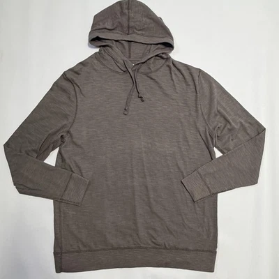Sudadera con Capucha Marca Faherty Para Hombre Extra Grande Gris Algodón Ligero Pullover Tejido Foto 1 de 4