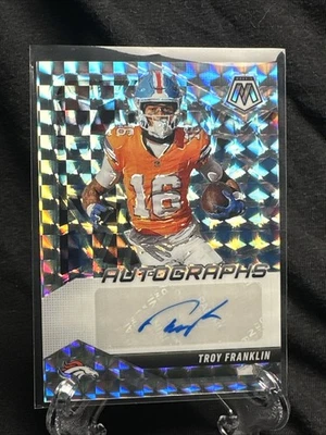 2025 Mosaic Troy Franklin Auto #AMC-TFN Denver Broncos Autograph - Image 1 of 2