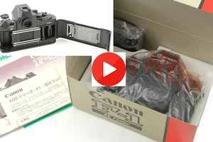 Raro [SIN USAR en Caja Late S/N 299xxx] Canon Nuevo F-1 AE SLR Cuerpo de Cámara Fotográfica JAPÓN - Imagen 1 de 16