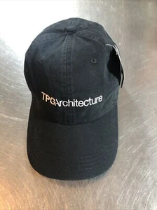 Black TPG Architecture hat cap Classic Cut Ahead designed to fit most head sizes - Picture 1 of 4