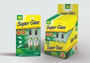 2pk 151 SUPER GLUE 3G EXTRA STRONG NON DRIP FORMULA FOR ALL HOUSEHOLD PEPAIRS - Picture 1 of 1