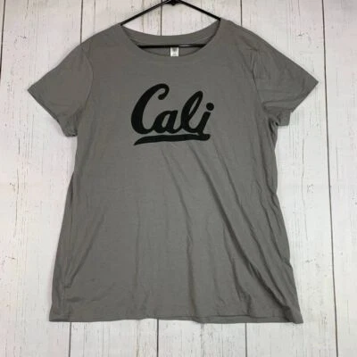 California 3X Hybrid Casual T-Shirt Gray New Women - Image 1 of 4