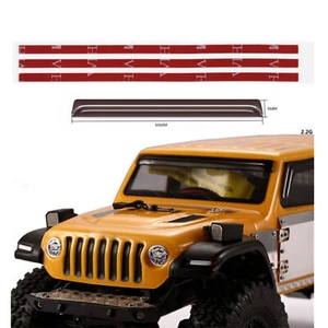 Para DJ 1/24 Axial SCX24 Wrangler Sombrero Acrílico Negro Placa de Lluvia Parte ZHT - Imagen 1 de 6