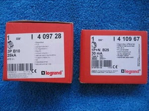 Legrand Circuit Breakers - 1 x 410967 DX3 + 1 x 409728 DX3 - 2 Cheaper Than One! - Picture 1 of 3