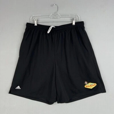 NBA Shorts Mens XL Black Las Vegas All Star Basketball Street Adidas Y2K 2007 - Image 1 of 4