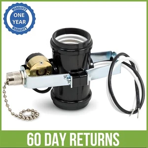 2 Light Socket Cluster Double Edison Base Lamp Holder & Pull Chain Switch Nickel - Picture 1 of 3