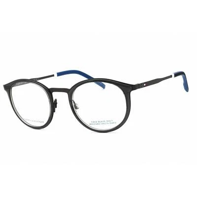 Tommy Hilfiger Men's Eyeglasses Grey Metal Round Full Rim Frame TH 1845 0KB7 00 - Image 1 of 2