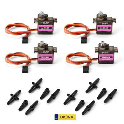 MG90S Micro Servo Plastic &  Metal Boat Car Plane RC Helicopter Boat DIY Blinds - Image 1 of 4