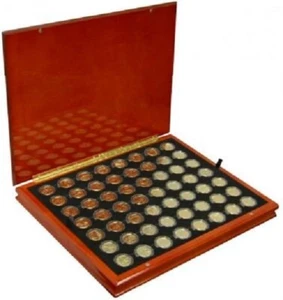 Complete State Quarter Set Gold Plated in Box , Complete Set of 56 - Picture 1 of 1