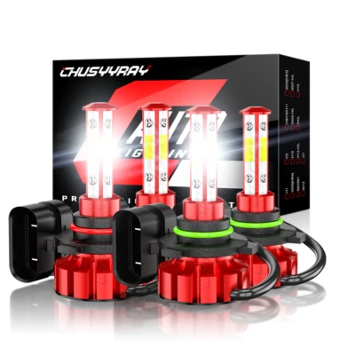 Para Mitsubishi Eclipse 1992-1999 4X 6000K Blanco Faro LED Bombillas de haz alto/bajo Foto 1 de 4