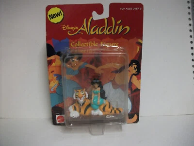 NEW SEALED MATTEL ARCOTOYS DISNEY ALADDIN COLLECTIBLE 4" FIGURE JASMINE  & RAJAH - Image 1 of 2