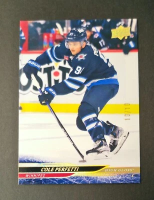 2024-25 Upper Deck Series 1 COLE PERFETTI High Gloss /10 - Image 1 of 2