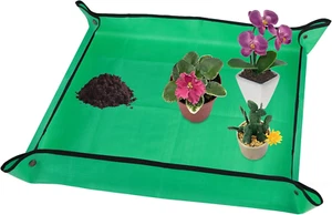 30x30" Foldable Waterproof Plant Repotting Mat for Indoor Plants Potting Soil- M - Picture 1 of 12
