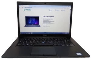 DELL Latitude 7490 14" i5-8350U  RAM 8 GB SSD 256 GB Win11/Grado A=/BAT. 30 min. - Afbeelding 1 van 14